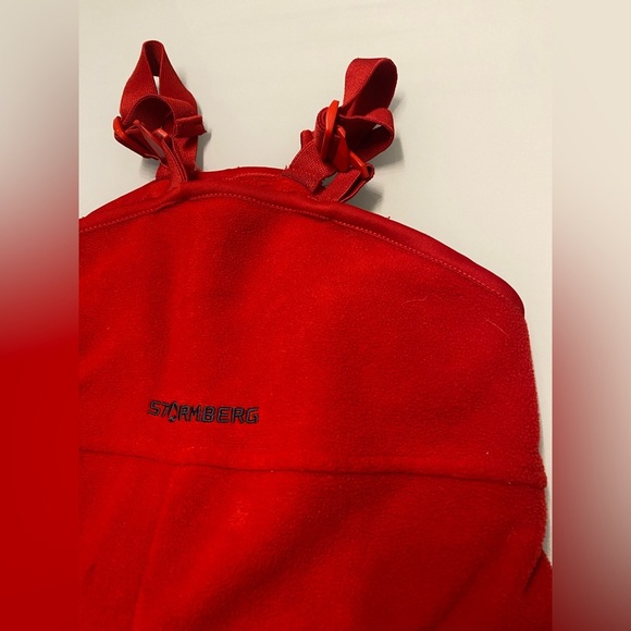 Red fleece Kids Bottoms by Stromberg - Picture 2 of 4